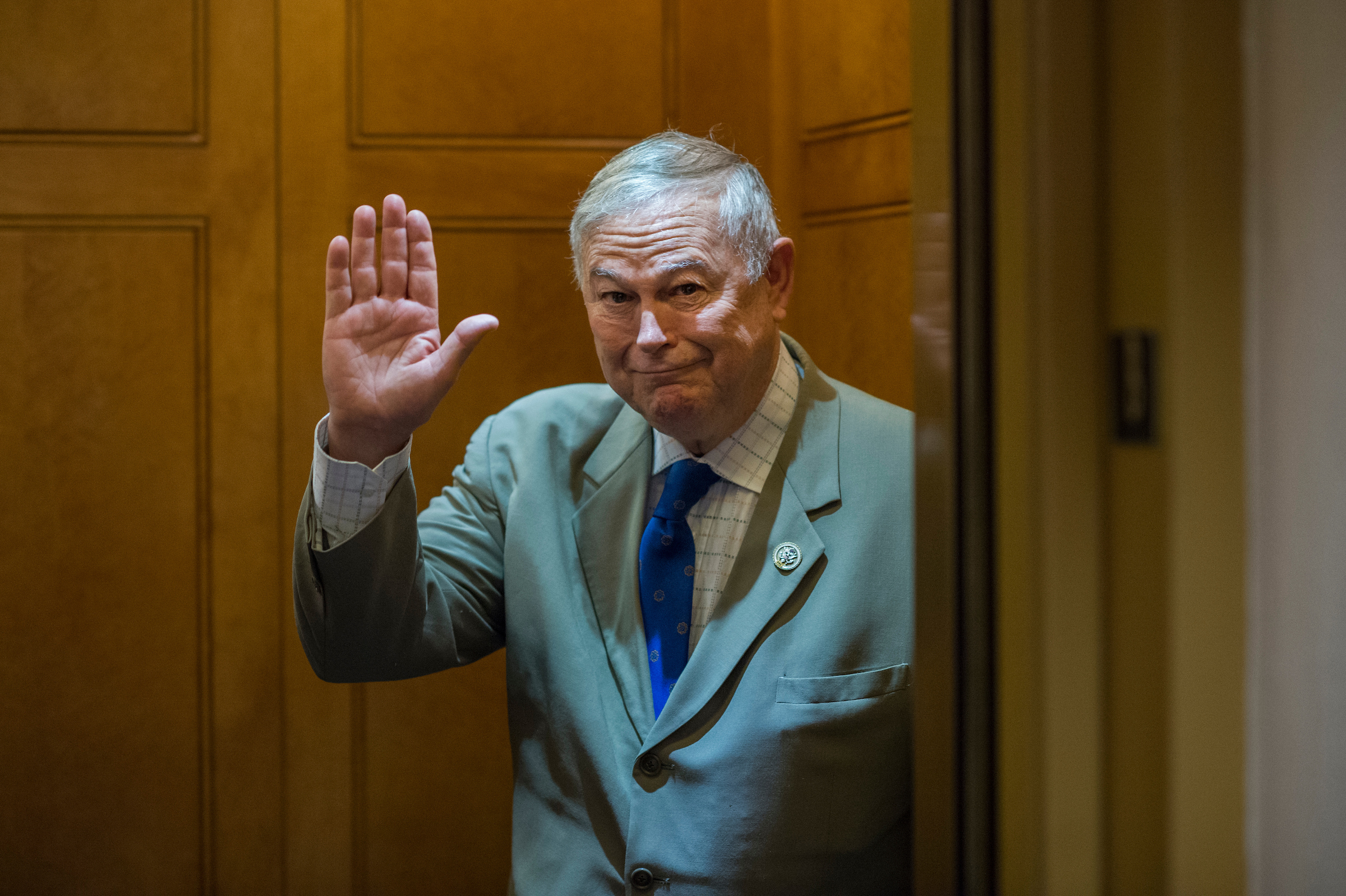 GOP Rep. Dana Rohrabacher lost to Democrat Harley Rouda in California’s 48th District. (Tom Williams/CQ Roll Call file photo)