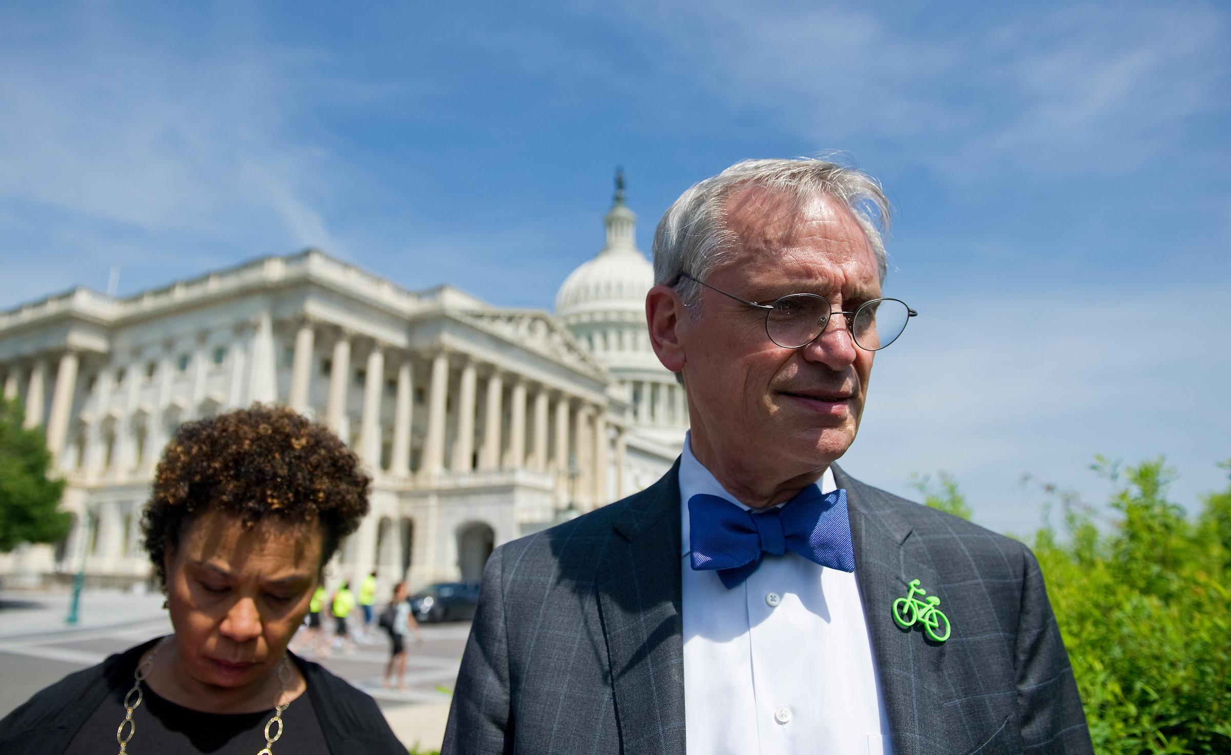 Reps. Barbara Lee, D-Calif., and Earl Blumenauer, D-Ore., are among the biggest recipients of pot industry money to date, according to a new database maintained by an anti-legalization group. (Douglas Graham/CQ Roll Call file photo)