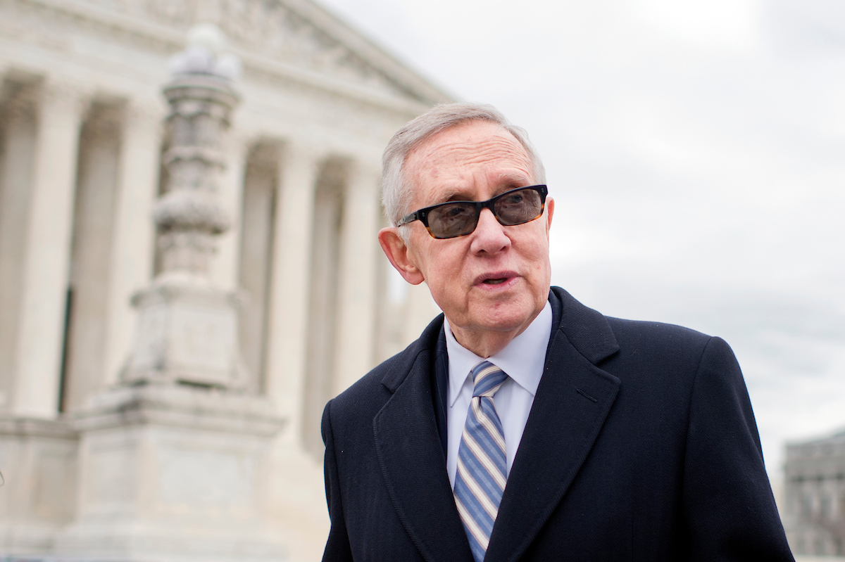 Former Senate Majority Leader Harry Reid, D-Nev., is continuing to advocate for UFO research. (Tom Williams/CQ Roll Call file photo)