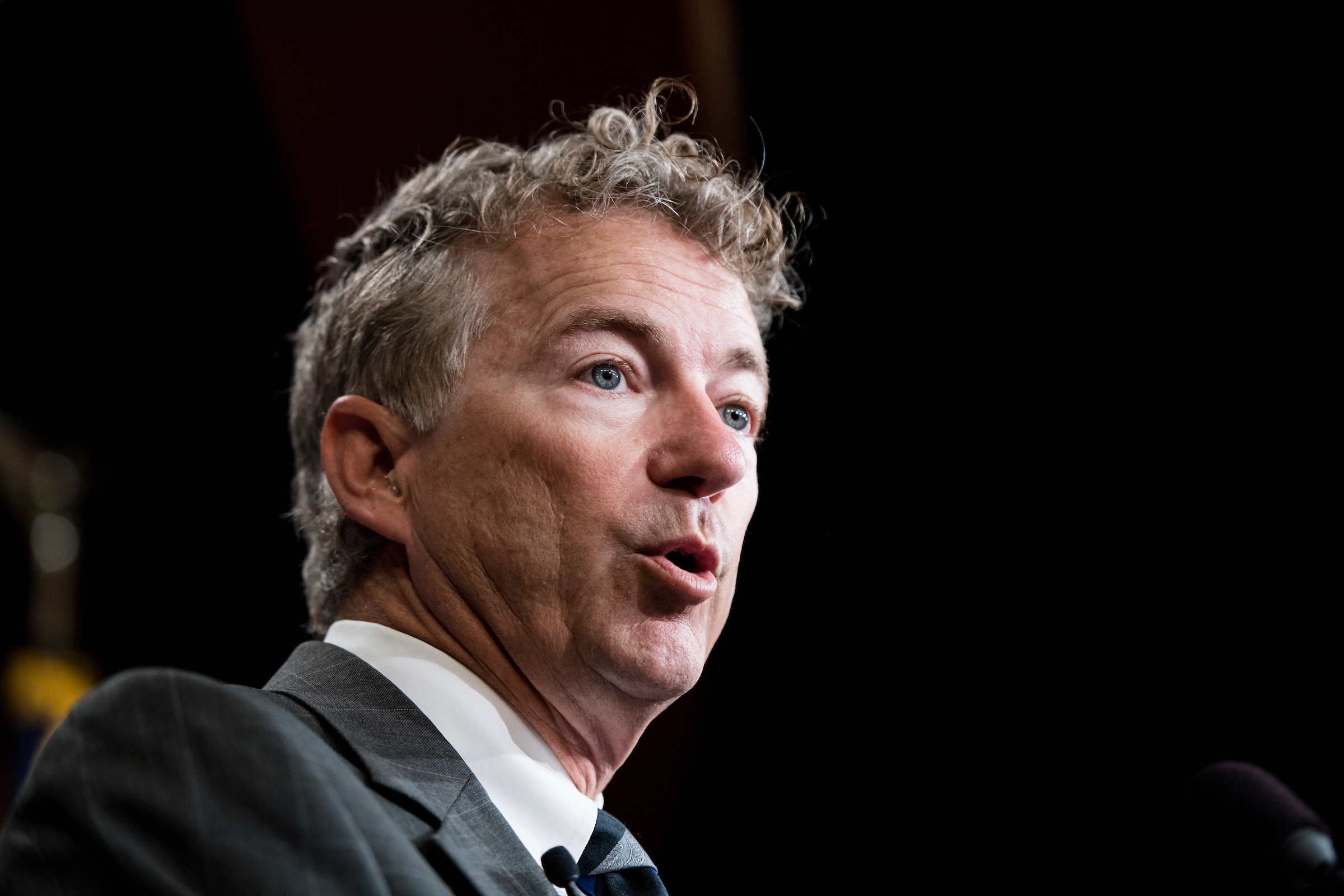 Sen. Rand Paul, R-Ky., thought he might die after he was tackled onto his lawn by his neighbor in 2017, breaking six ribs. (Photo By Bill Clark/CQ Roll Call)