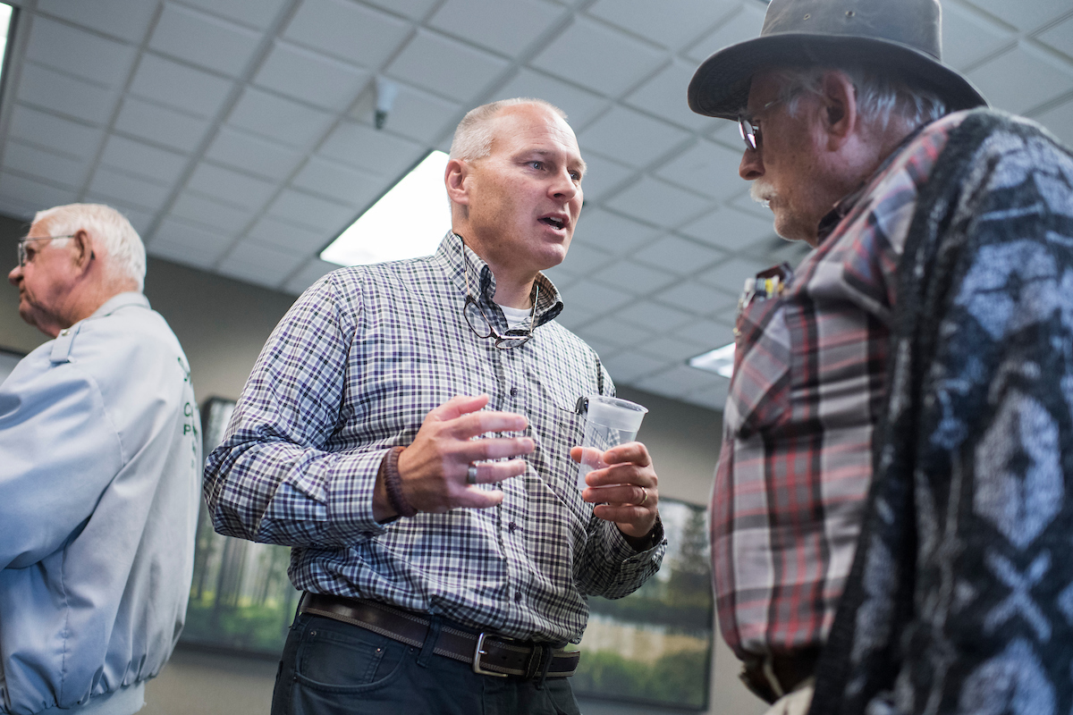 EMILY’s List plans to target Minnesota GOP Rep. Pete Stauber in 2020, although he was not listed as an initial DCCC target. (Tom Williams/CQ Roll Call file photo)