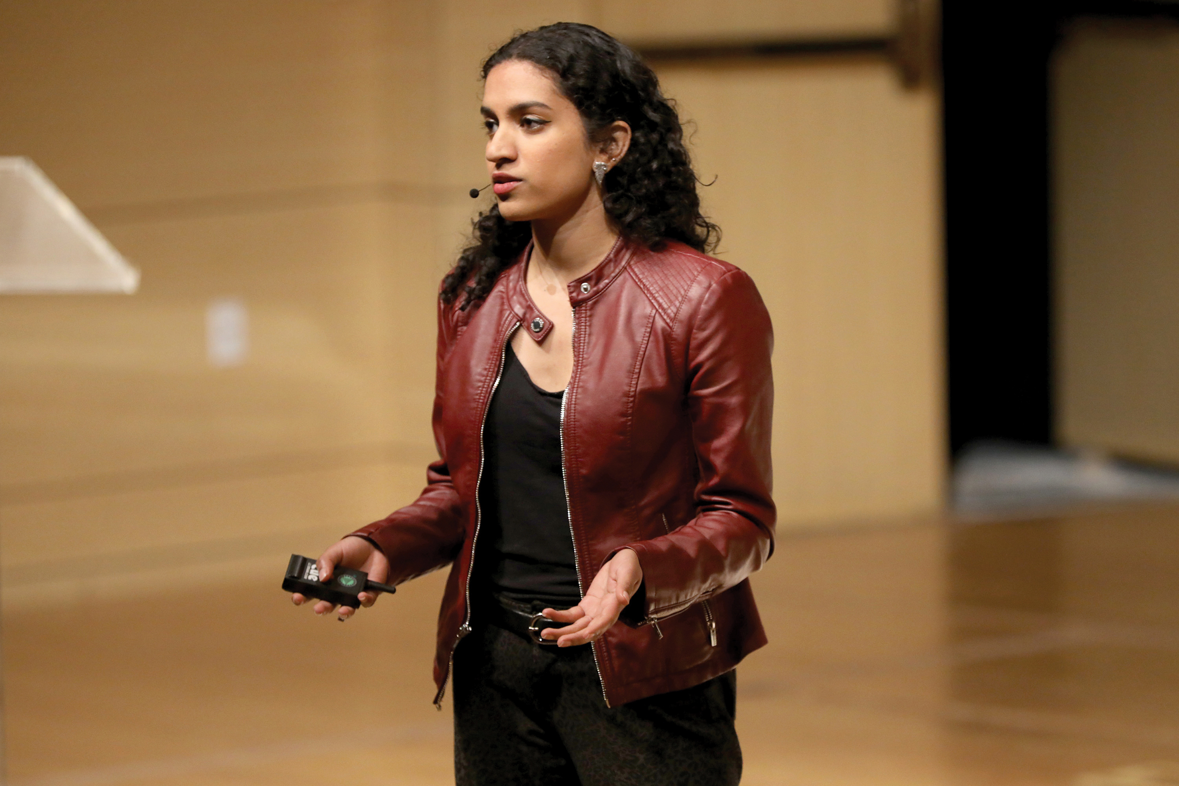 Varshini Prakash co-founded the Sunrise Movement, an environmental group, in 2017. (Cindy Ord/Getty Images file photo)