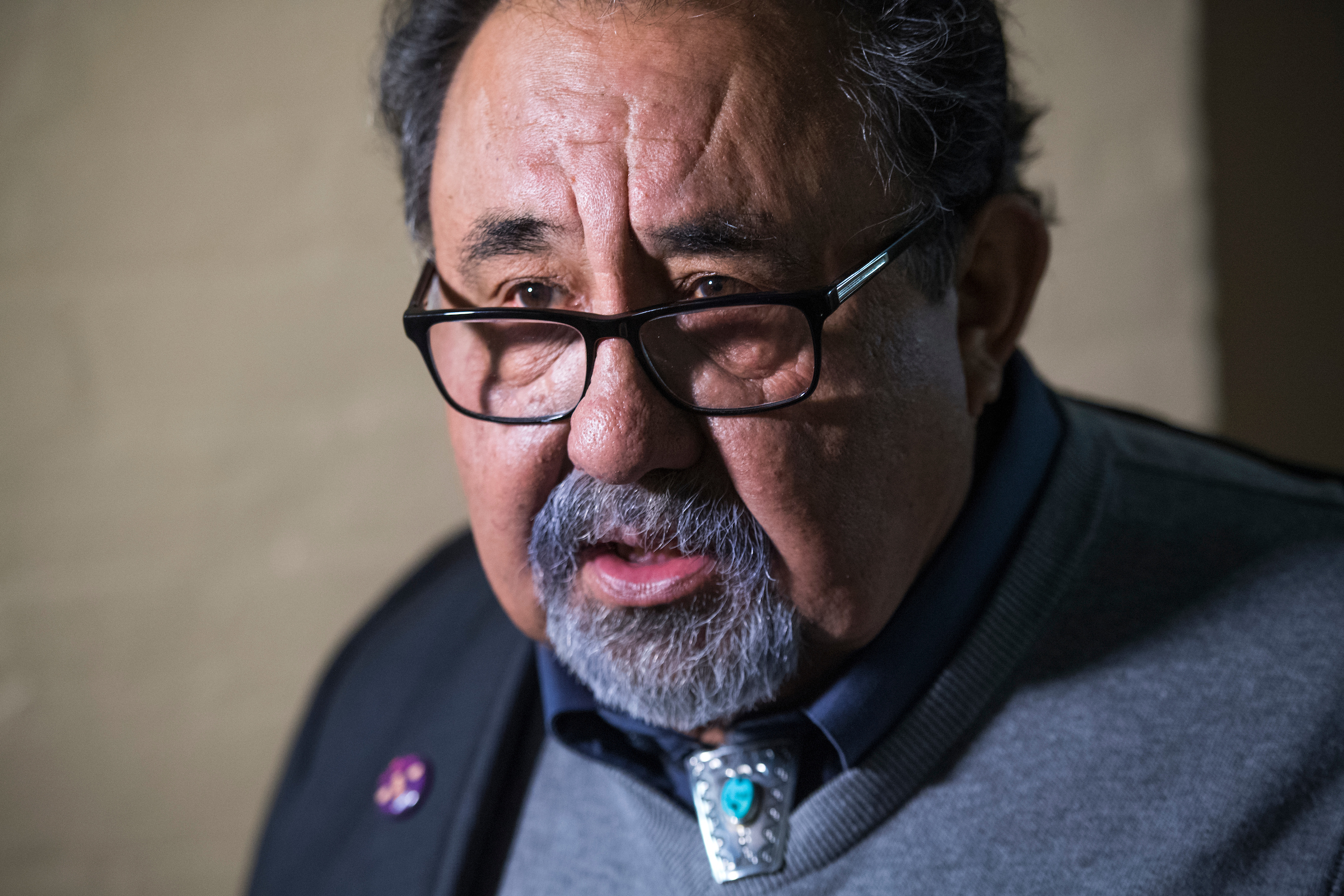 Rep. Raúl M. Grijalva, D-Ariz., said he expects to oppose whatever border security funding agreement appropriators reach because he does not support any funding for a border barrier. (Tom Williams/CQ Roll Call file photo)