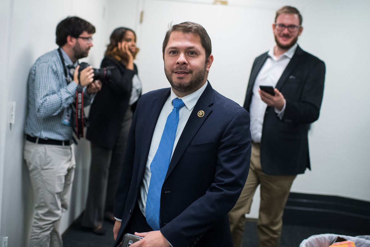 Rep. Ruben Gallego, D-Ariz., is passing on a run for Senate. (Tom Williams/CQ Roll Call file photo)