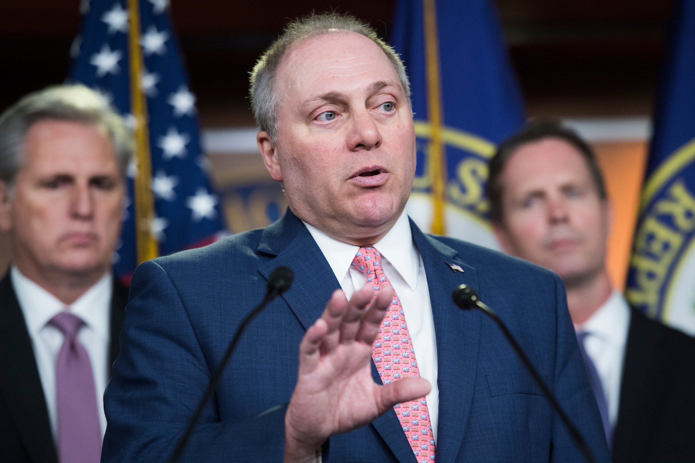 House Minority Whip Steve Scalise, R-La., is planning to file a discharge petition next week in an effort to force a vote on a bill to provide protections for newborns who survive abortions. (Tom Williams/CQ Roll Call file photo)