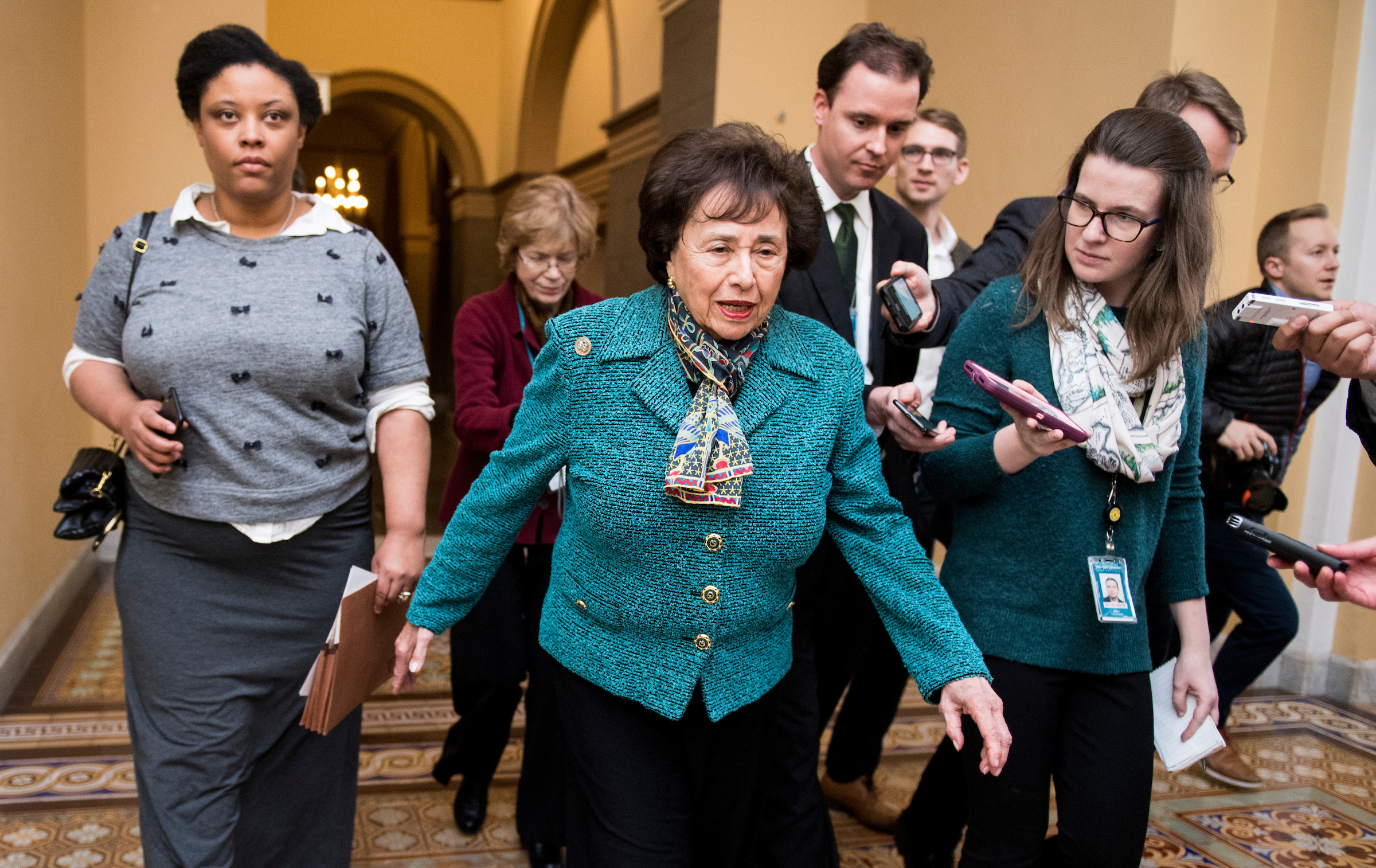 Rep. Nita M. Lowey, D-N.Y., is set to meet Tuesday with a group of freshman House Democrats and others considered vulnerable in 2020 elections. (Bill Clark/CQ Roll Call file photo)