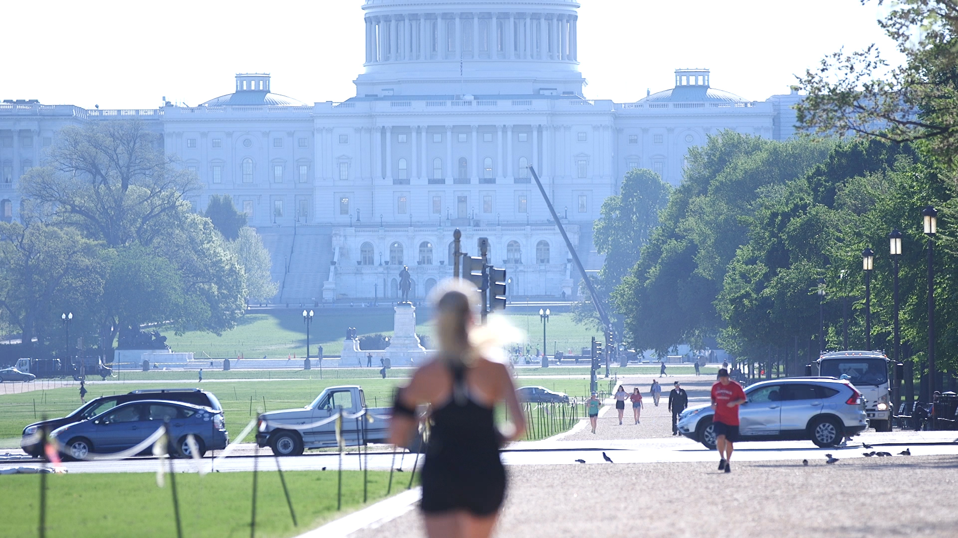 “Media and press doesn’t wait for anyone,” says House Natural Resources staffer Kristina Baum. (Thomas McKinless/CQ Roll Call)