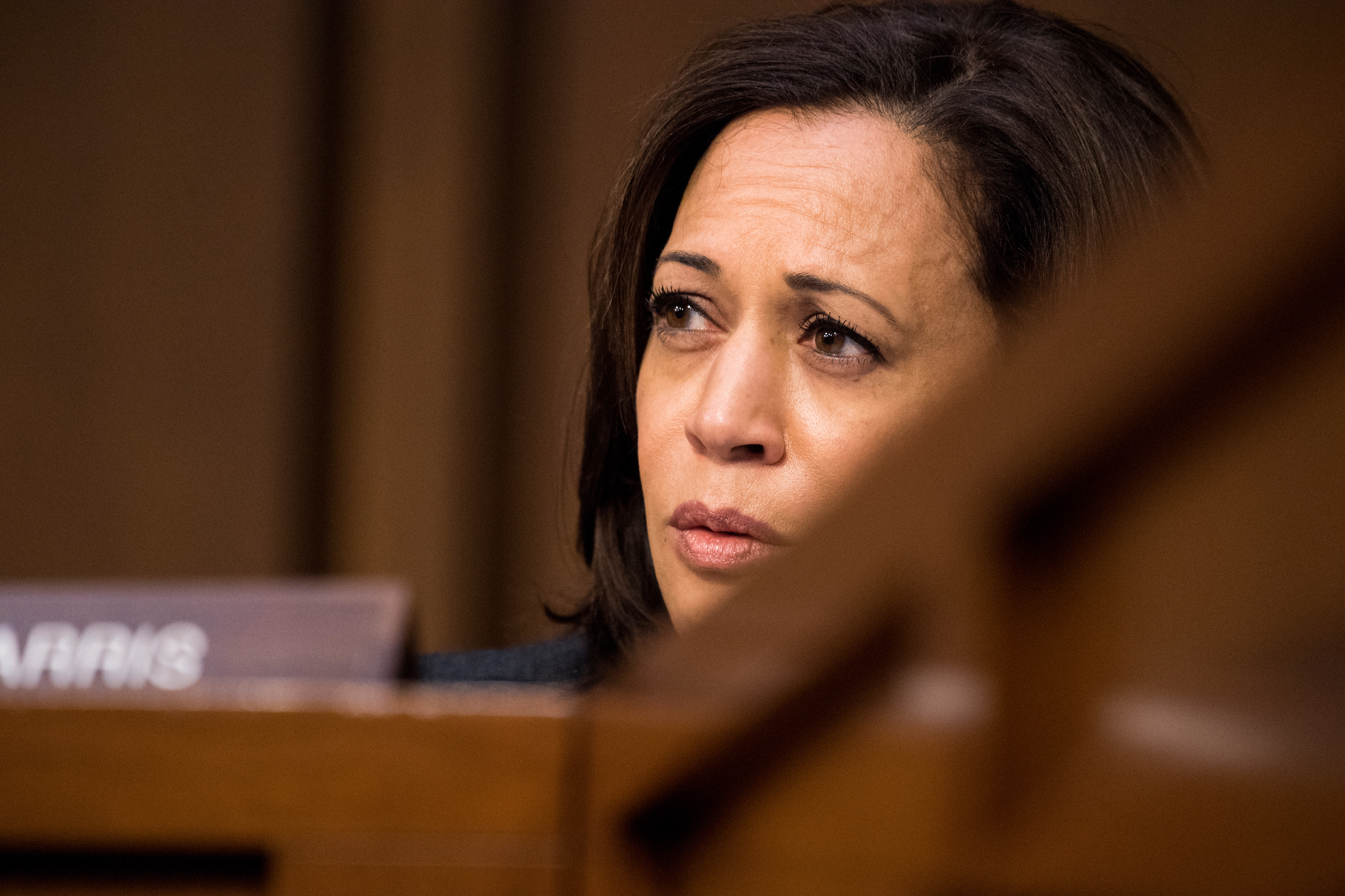 Potential Democratic voters want to hear more about Sen. Kamala Harris, D-Calif., a new poll from CNN released Tuesday found. (Bill Clark/CQ Roll Call file photo)