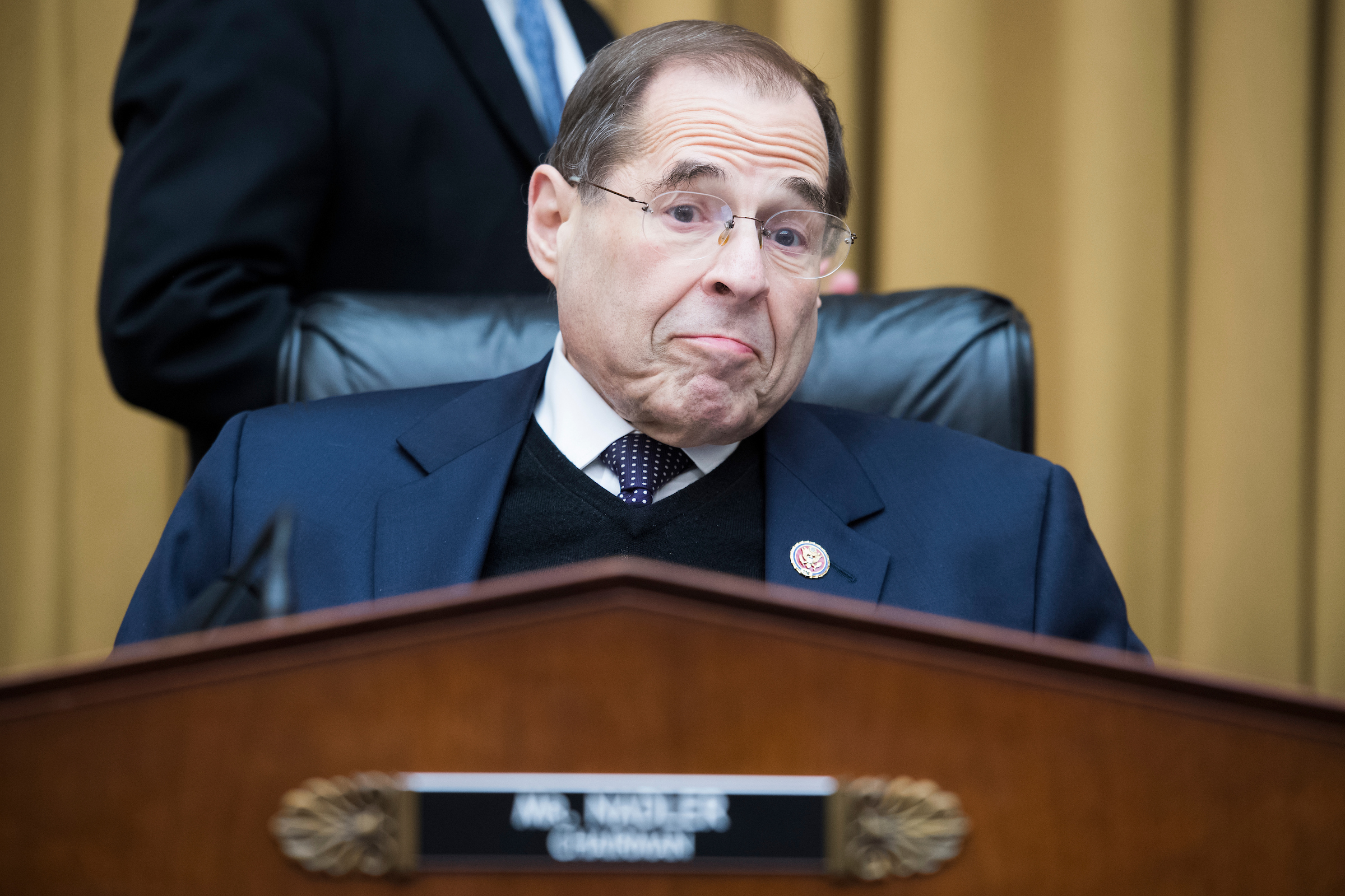 Chairman Jerrold Nadler, D-N.Y., is seen before a House Judiciary Committee hearing titled “Protecting Dreamers and TPS Recipients,” in Rayburn Building on Wednesday, March 6, 2019. (Tom Williams/CQ Roll Call file photo)