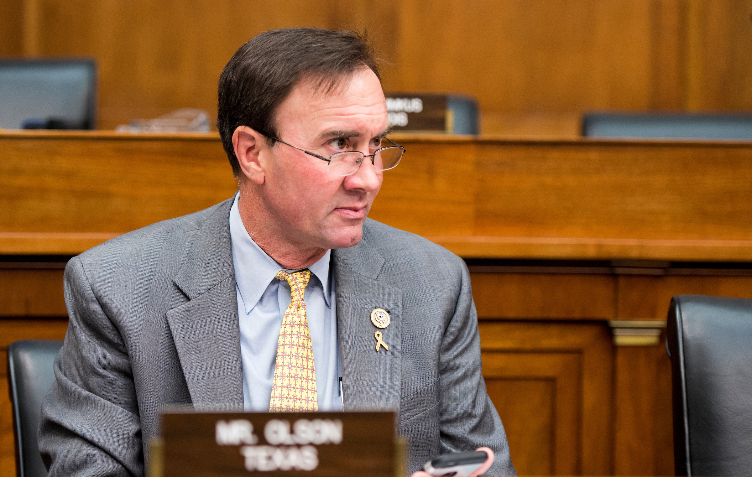 The DCCC is attacking Texas Rep. Pete Olson in its latest round of digital ads (Bill Clark/CQ Roll Call file photo)