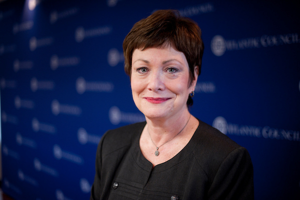 UNITED STATES MARCH 1: Ellen Tauscher, former Under Secretary of State for Arms Control and International Security Affairs, now with the Atlantic Council, poses on Thursday, March 1, 2012. (Photo By Bill Clark/CQ Roll Call)