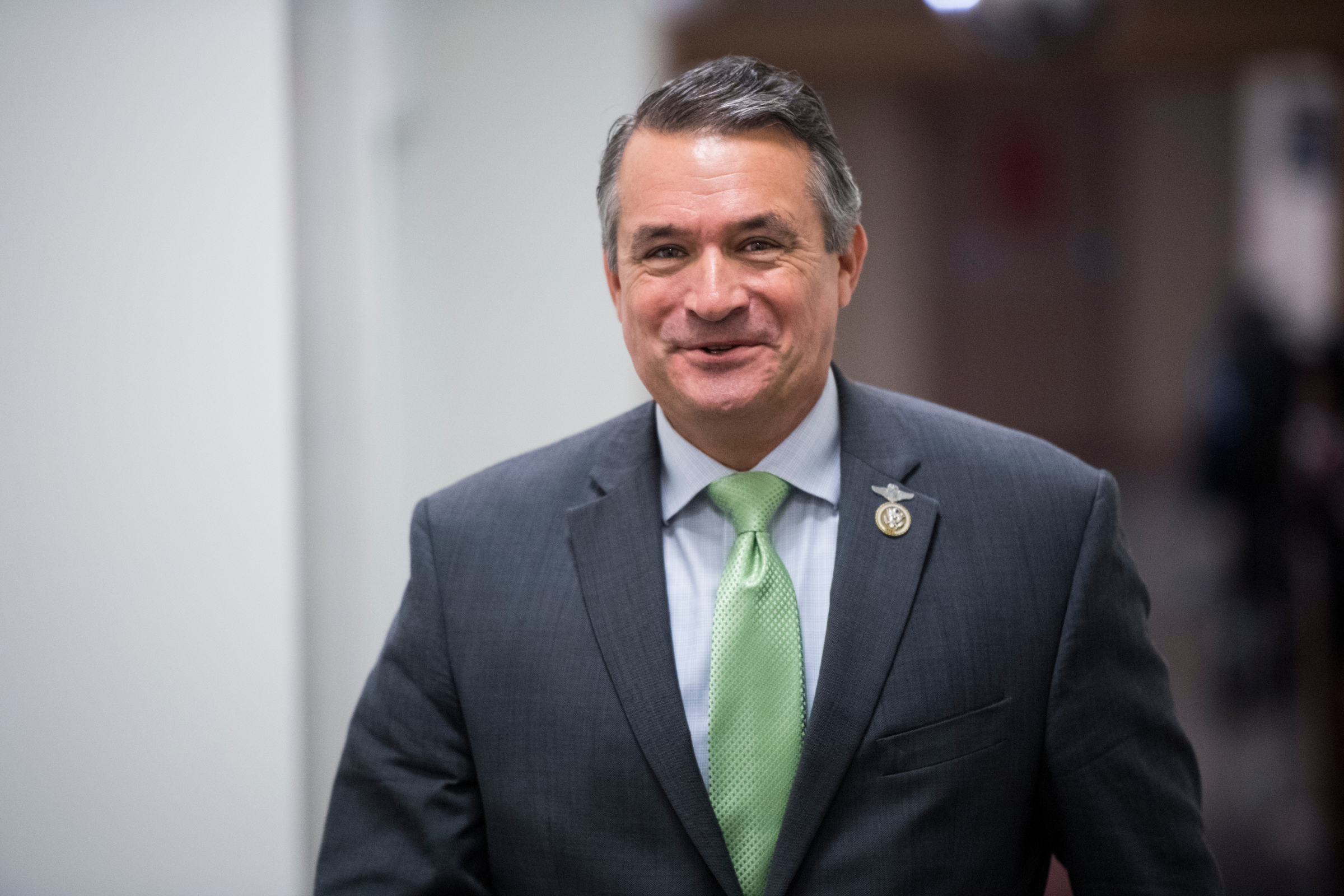 UNITED STATES - SEPTEMBER 26: Rep. Don Bacon, R-Neb., arrives for the House Republican Conference meeting on Wednesday, Sept. 26, 2018. (Photo By Bill Clark/CQ Roll Call)