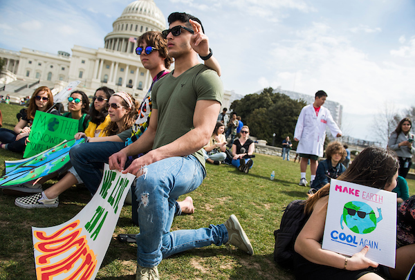 Advocates for fighting global warming will get a boost from corporate firms advocating for a carbon tax. (Tom Williams/CQ Roll Call file photo)