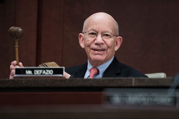 House Transportation and Infrastructure Chairman Peter A. DeFazio, D-Ore., says President Donald Trump could give both parties political cover if he advocates revenue-raising measures as part of an infrastructure deal. (Tom Williams/CQ Roll Call file photo)