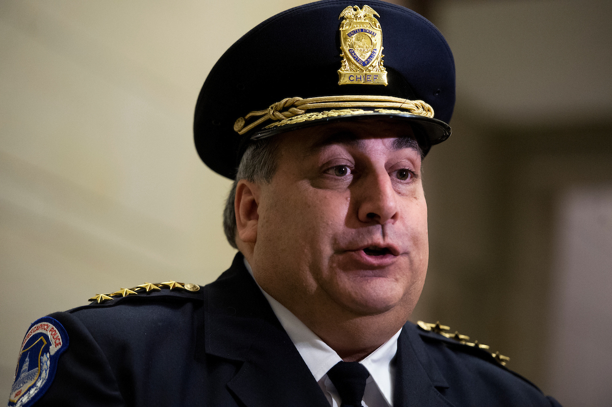 Capitol Police Chief Matthew R. Verderosa will retire May 31. (Tom Williams/CQ Roll Call file photo)