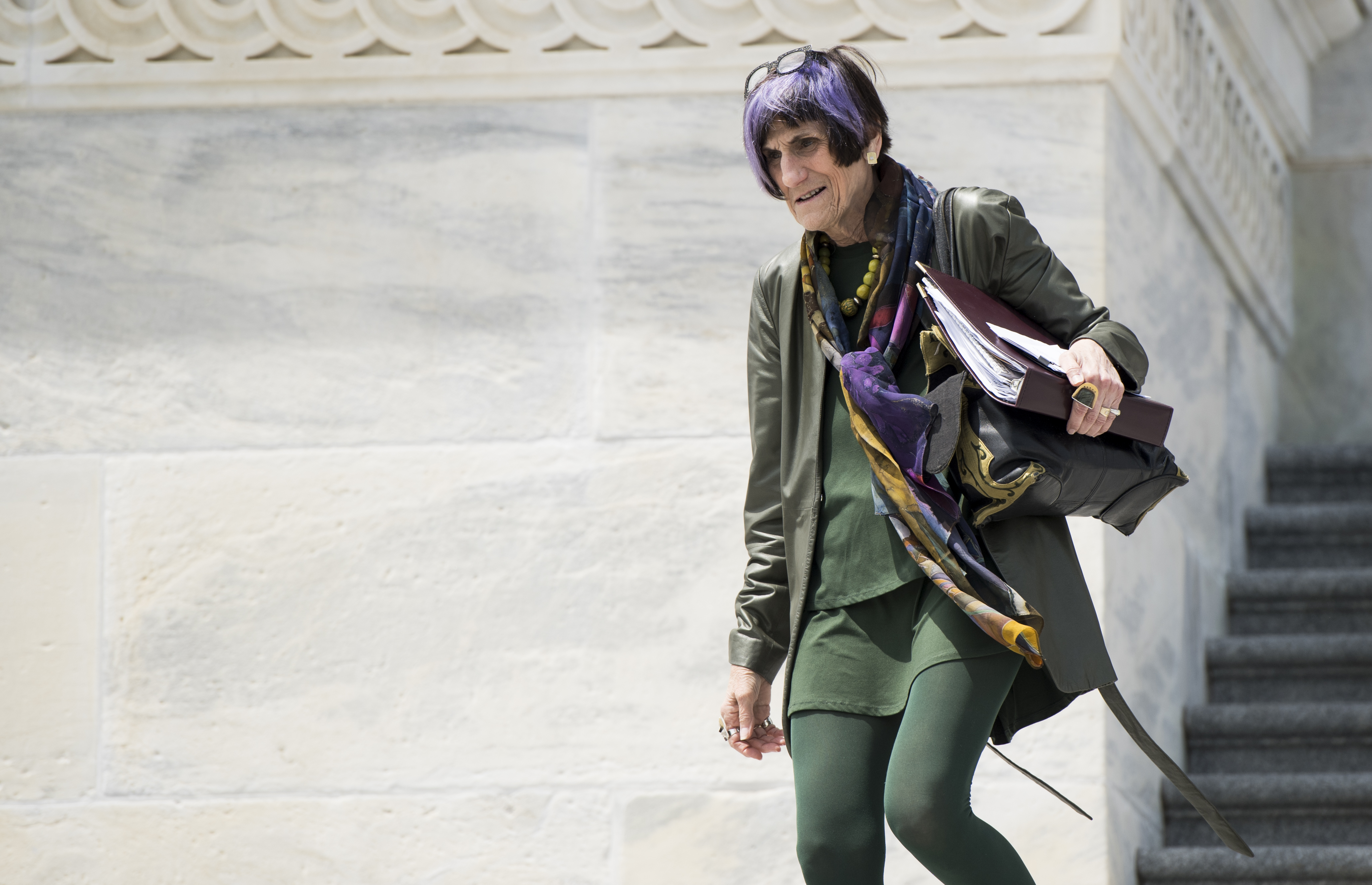 Connecticut Rep. Rosa DeLauro opposes the Hyde amendment, but says it needs to be maintained for the spending bills to be signed into law. {Bill Clark/CQ Roll Call file photo)