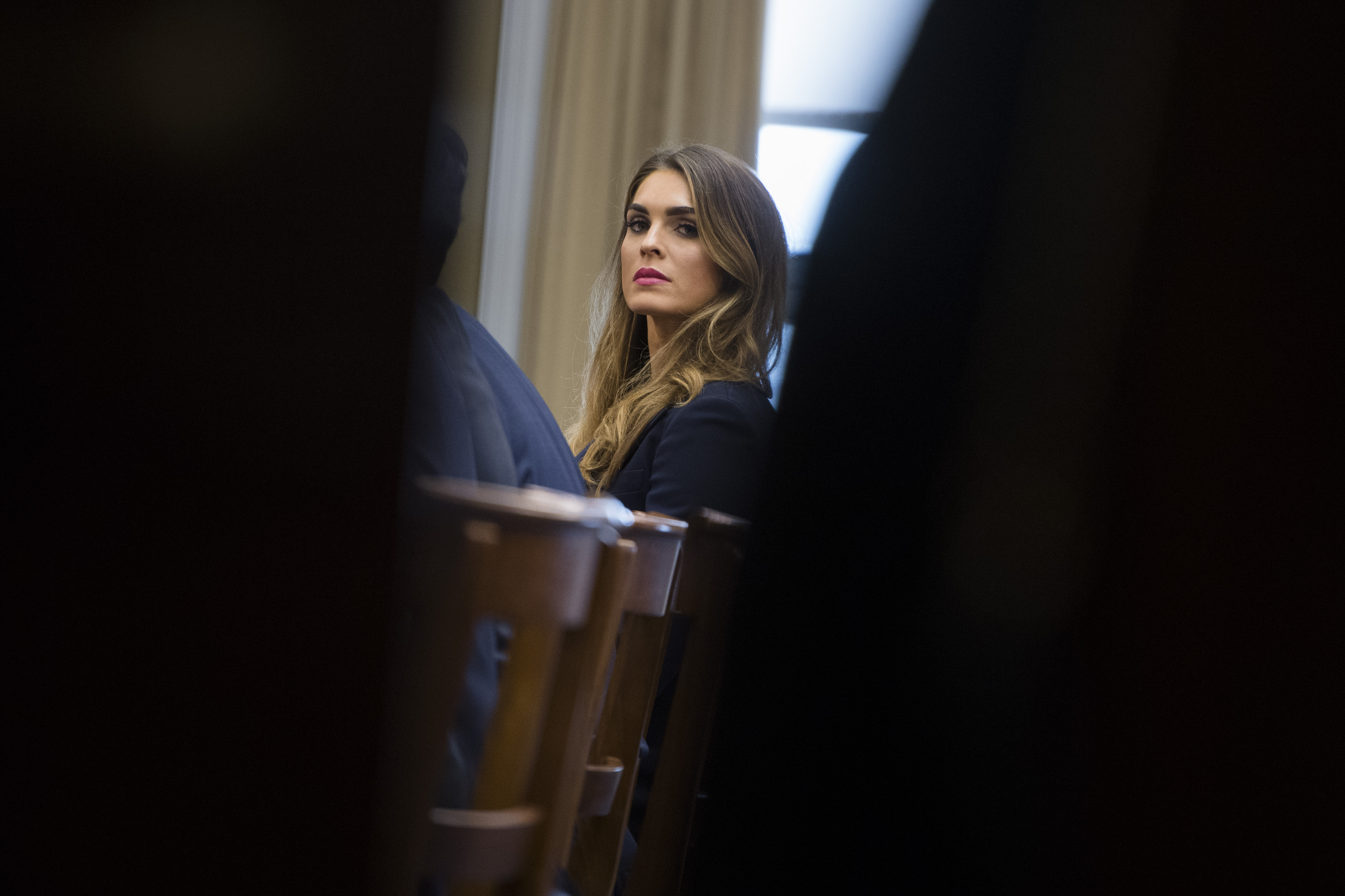UNITED STATES - JUNE 19: Hope Hicks, the former White House communication director, is seen during a closed-door interview with the House Judiciary Committee about their investigation of President Trump and the Robert Mueller report on Wednesday, June 19, 2019. (Photo By Tom Williams/CQ Roll Call)