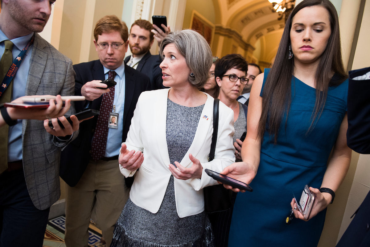 Sen. Joni Ernst, R-Iowa, is running for a second term in 2020. (Tom Williams/CQ Roll Call file photo)