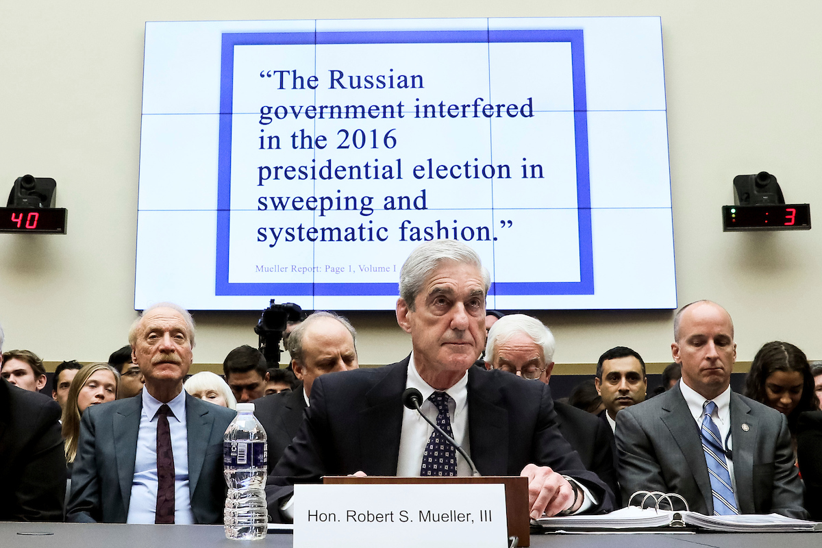 Former special counsel Robert S. Mueller III testifies before the House Judiciary Committee on Wednesday. (REUTERS/Jonathan Ernst/pool photo)