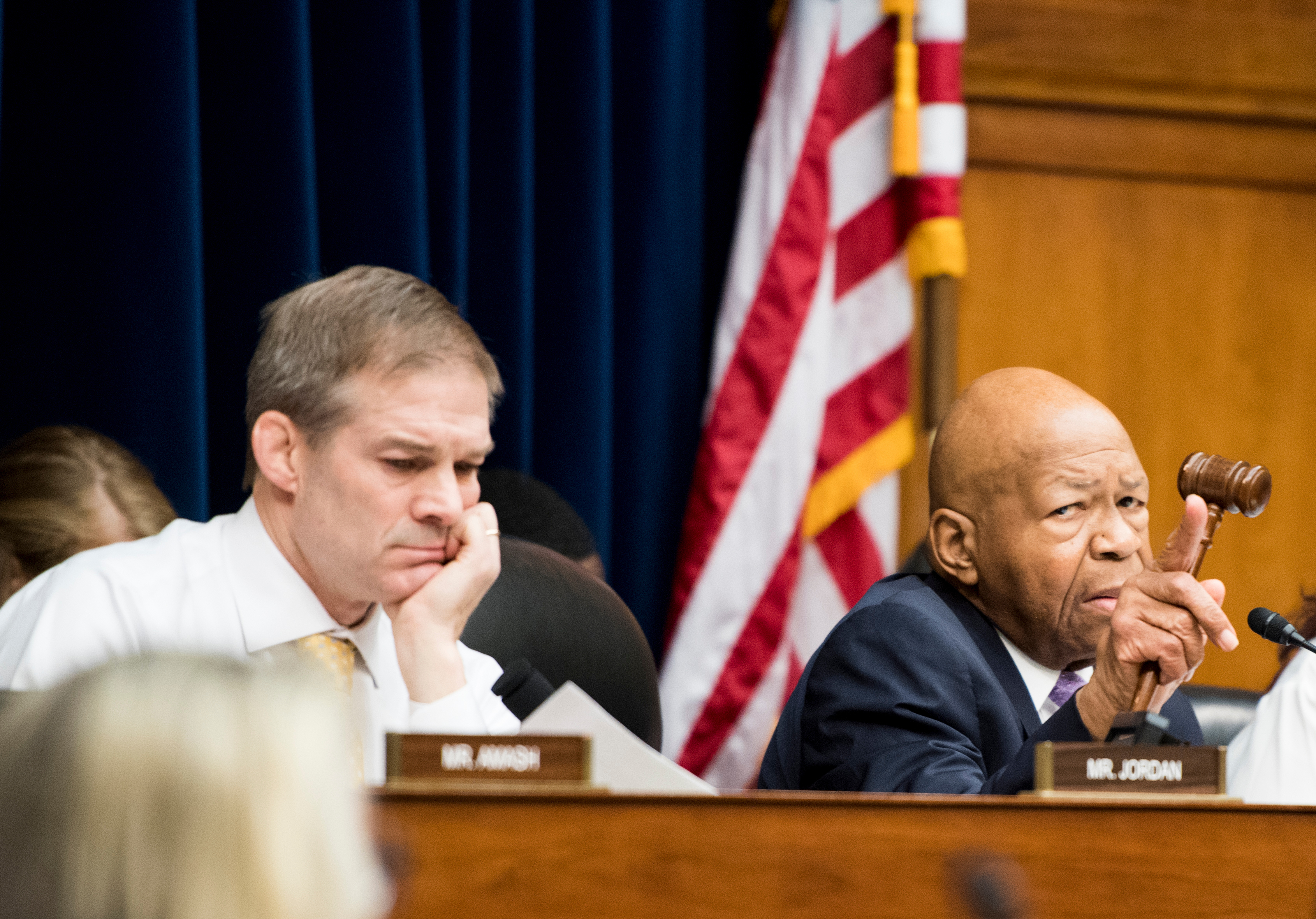 Chairman Elijah Cummings, D-Md., holds the gavel during a House Oversight and Reform Committee hearing. (Bill Clark/CQ Roll Call file photo)