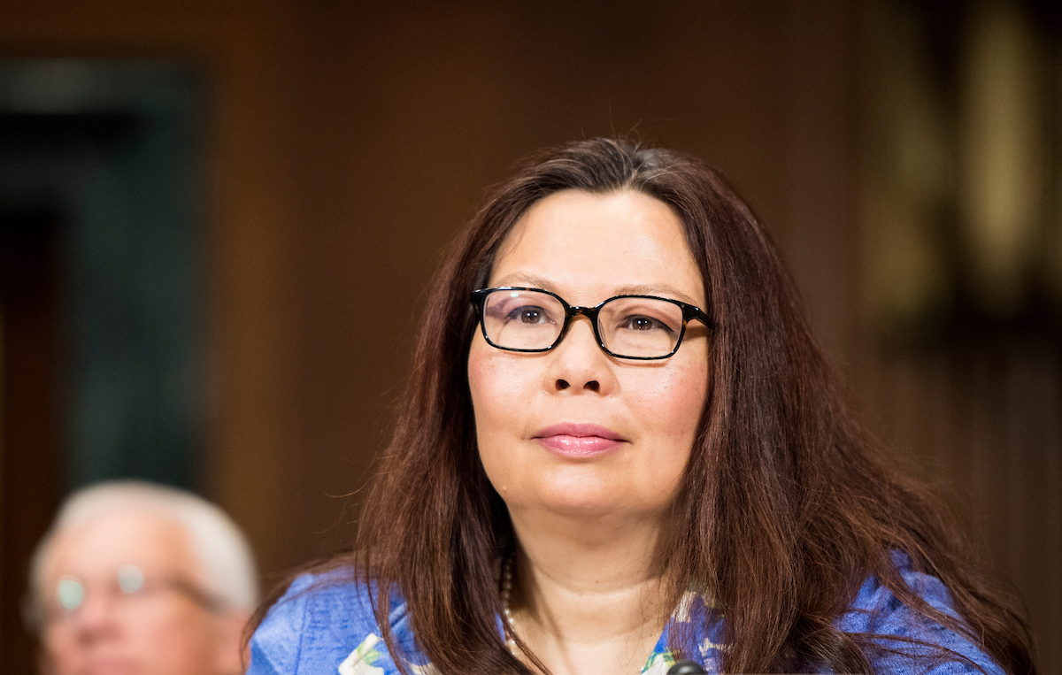 Illinois Sen. Tammy Duckworth, who sits on the committee, told reporters that Hyten’s accuser testified in a closed-door meeting. (Bill Clark/CQ Roll Call file photo)