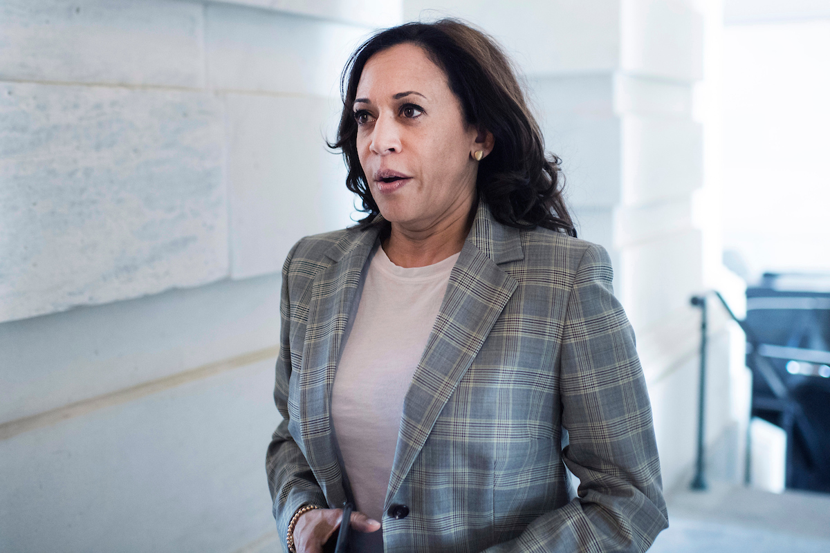 California Sen. Kamala Harris wants to improve access to housing for previously incarcerated people. (Tom Williams/CQ Roll Call file photo)