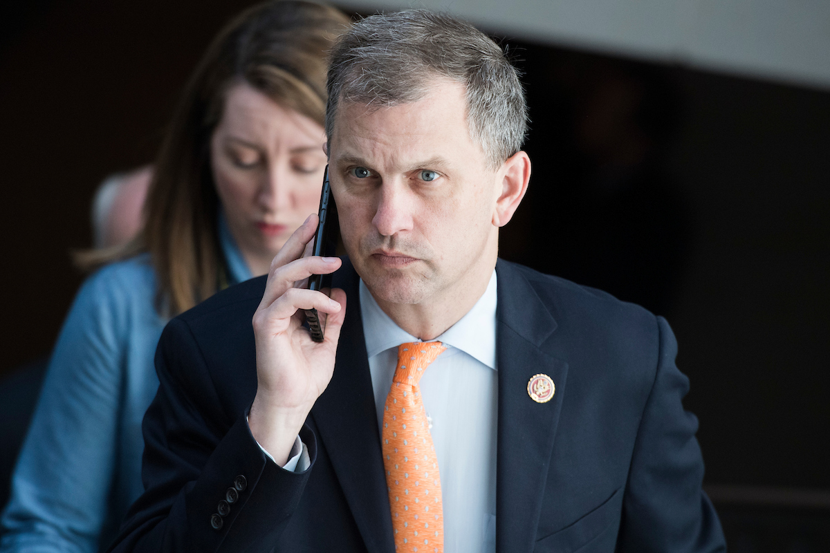 Rep. Sean Casten, D-Ill., is a member of a House committee created to address climate change. (Photo By Tom Williams/CQ Roll Call)