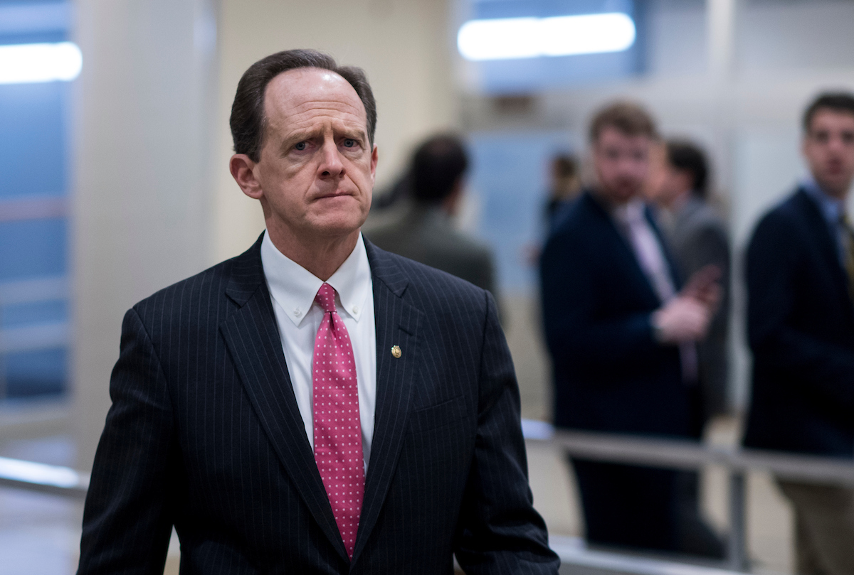 “I'm not convinced we should switch to a gold standard anytime soon,” said Sen. Patrick J. Toomey, R-Pa., (File photo by Bill Clark/CQ Roll Call)