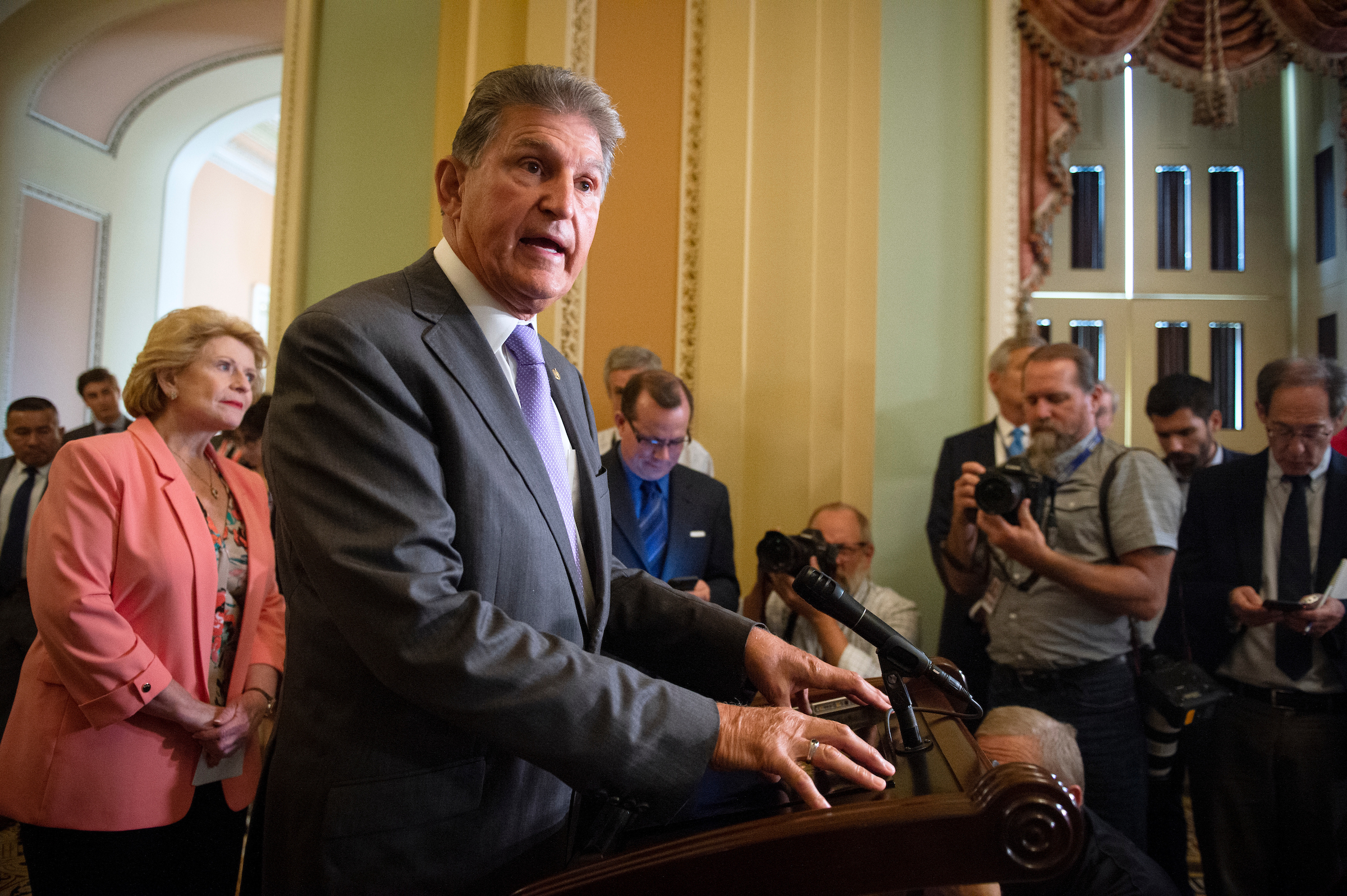 West Virginia Sen. Joe Manchin, a former two-term governor, is not running for his old job in 2020. (Caroline Brehman/CQ Roll Call)