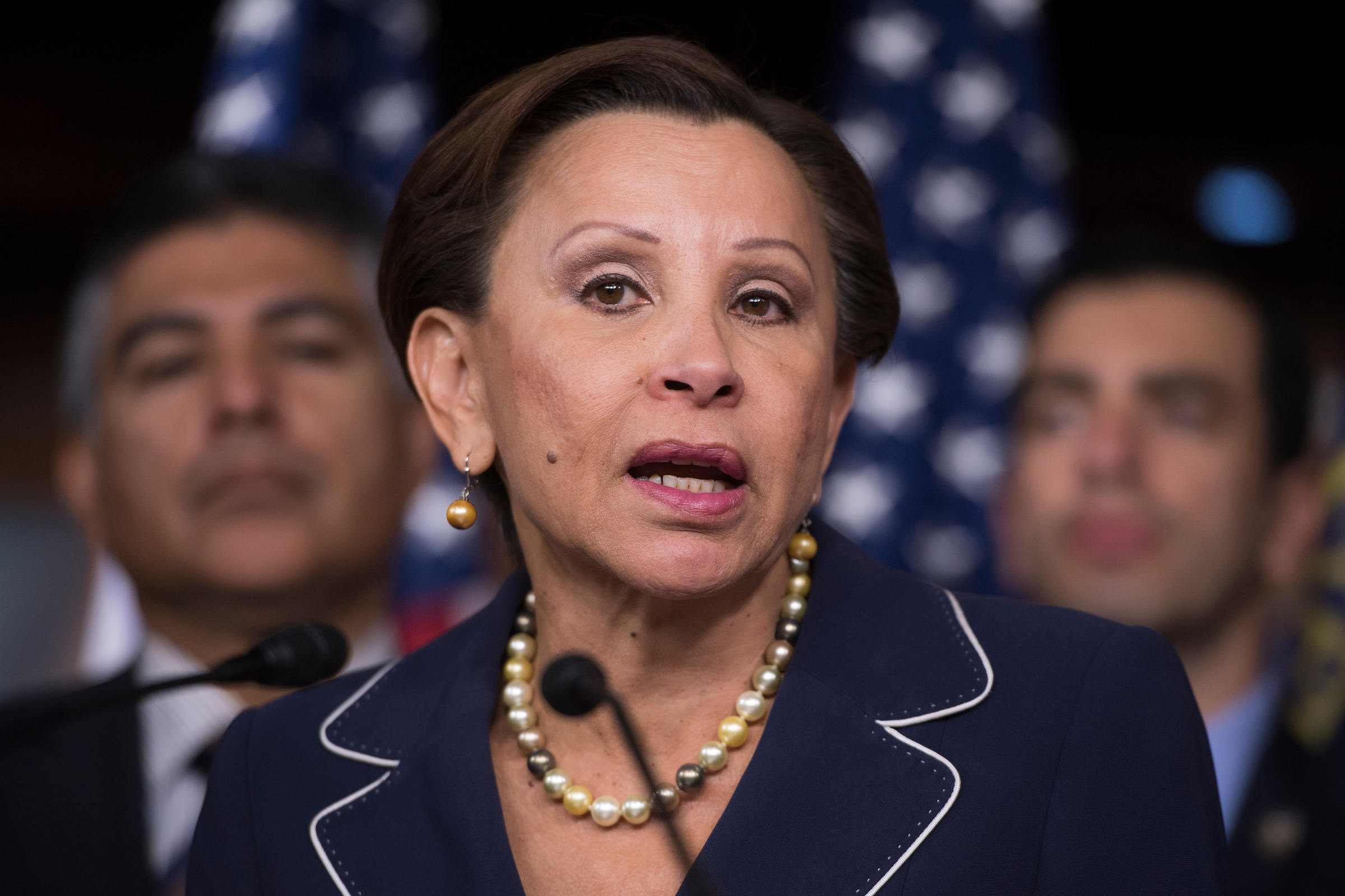 Rep. Nydia Velázquez, D-N.Y., was the target of a shooting threat last week, according to her office. (Tom Williams/CQ Roll Call file photo)