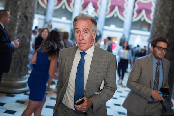 The Facebook page of Rep. Richard Neal, D-Mass., aired campaign ads for the congressman, a potential violation of House Ethics rules. (Tom Williams/CQ Roll Call)