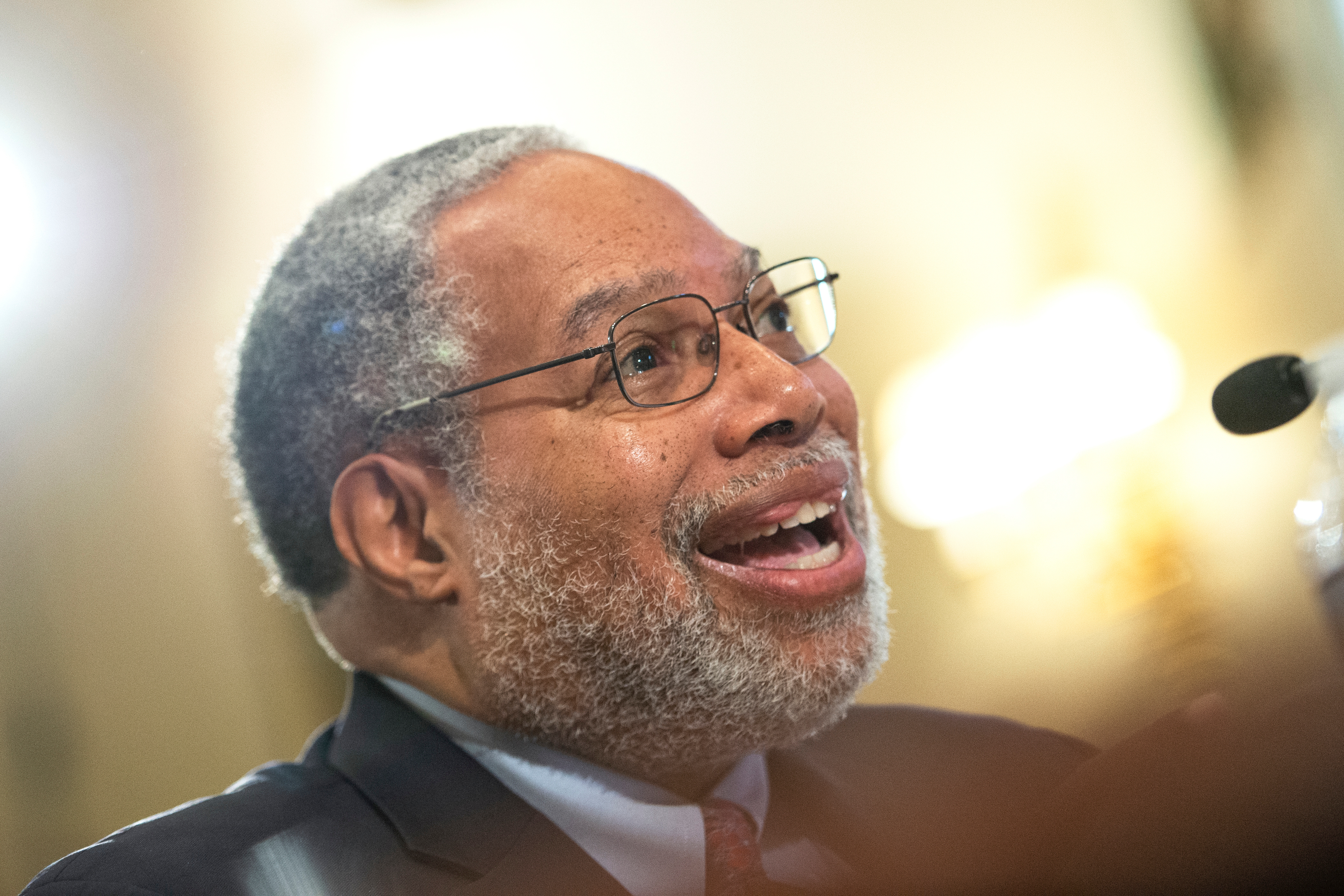 UNITED STATES - SEPTEMBER 18: Lonnie G. Bunch III, Secretary of the Smithsonian Institution, testifies before the House Administration Committee on “Oversight of the Smithsonian Institute” in Washington on Wednesday September 18, 2019. (Photo by Caroline Brehman/CQ Roll Call)