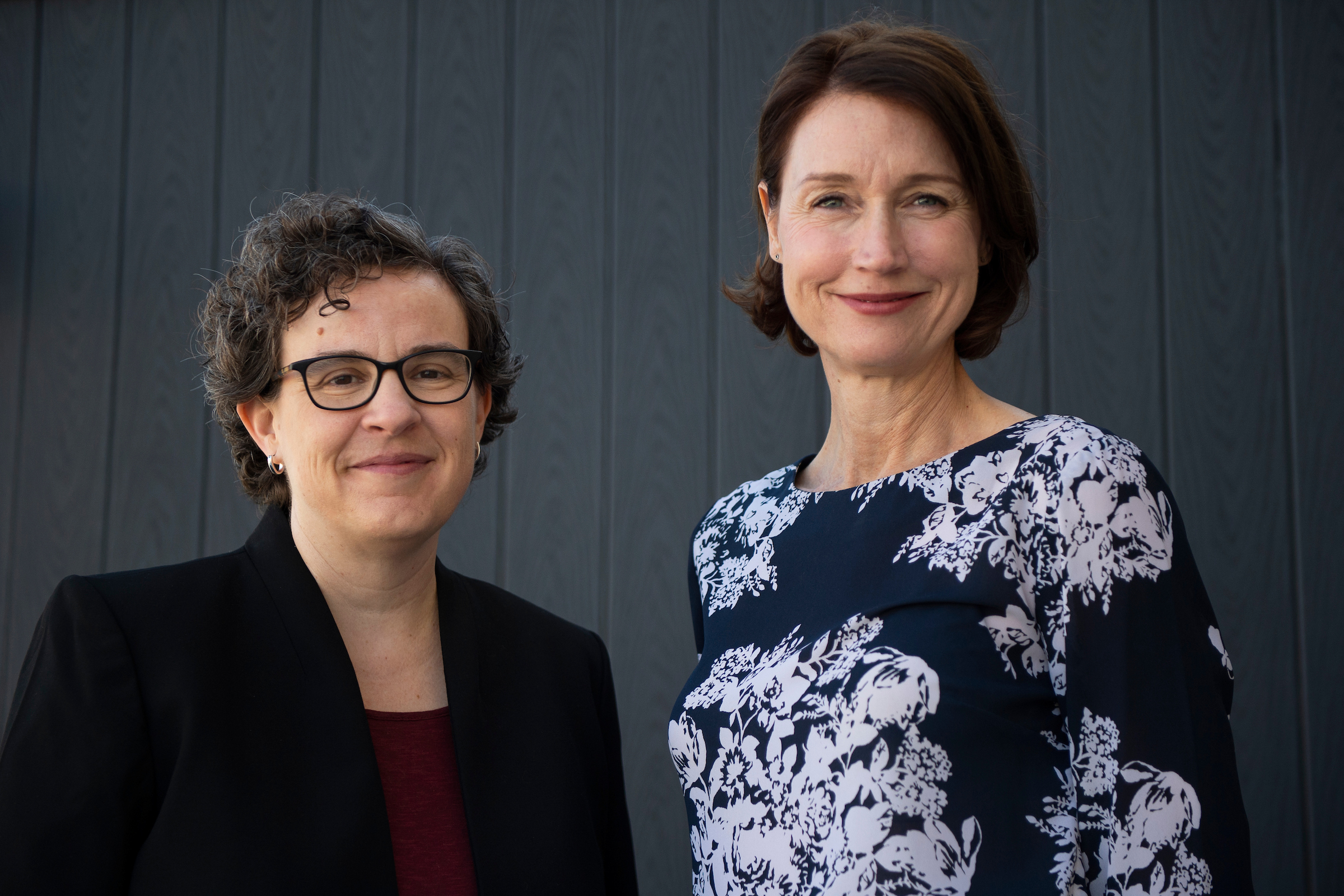 Kelly Thompson Cochran, deputy director of FinRegLab, left, and Melissa Koide, CEO of FinRegLab. The startup research group is credited with drawing attention to fintech's ability to improve Americans' lives. (Caroline Brehman/CQ Roll Call)