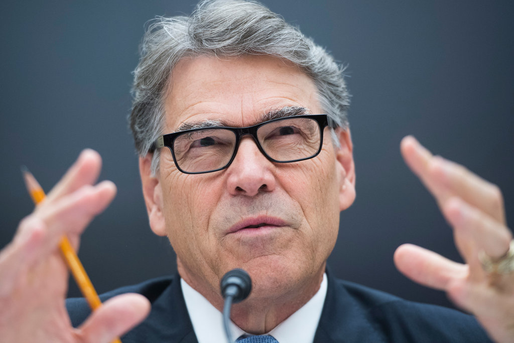 Energy Secretary Rick Perry is one of President Donald Trump's longest-serving Cabinet members. He has informed President Donald Trump he will resign, according to a person with knowledge of the situation. (Tom Williams/CQ Roll Call file photo)