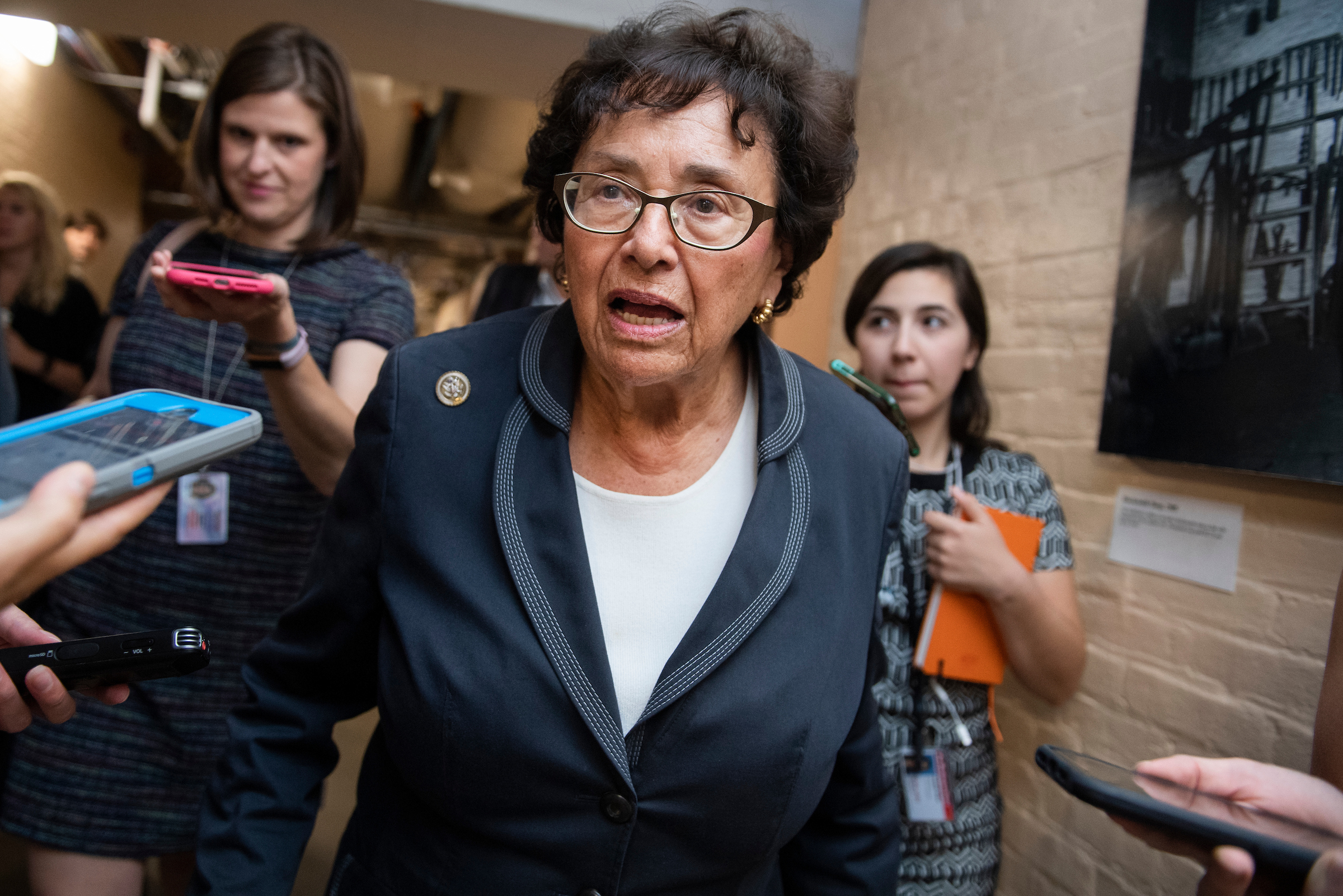 House Appropriations Chairwoman Nita Lowey, D-N.Y., sounded optimistic that negotiations over a spending bill could wrap up over the weekend. (Tom Williams/CQ Roll Call file photo)